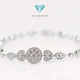 Diamond Bracelet - Gelang Berlian - Diamond Jewelry - White 03030421