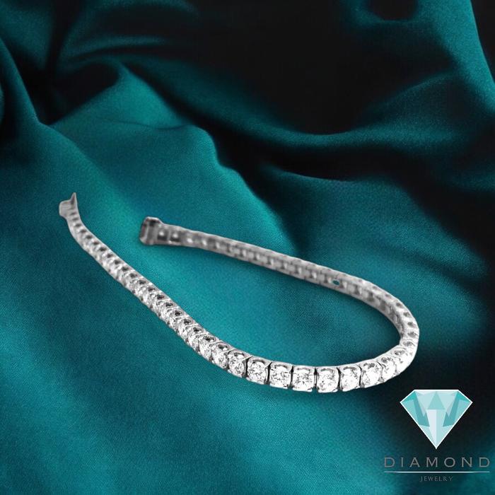 Tennis Bracelet diamond 18K/gelang berlian diamond natural tennis