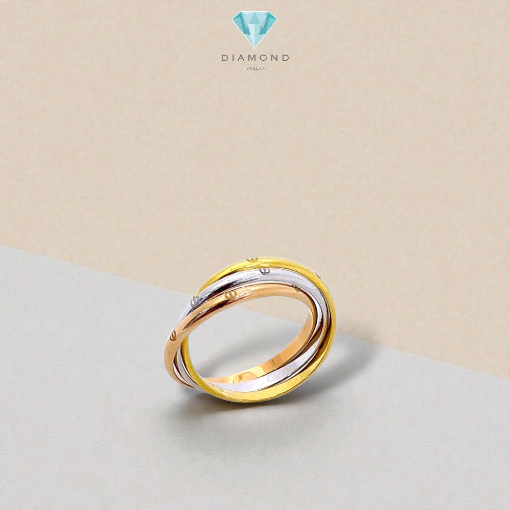 Trinity Gold Ring 16K / Cincin Emas Trinity 16K / Dimond Jewelry / 438CMS201LS