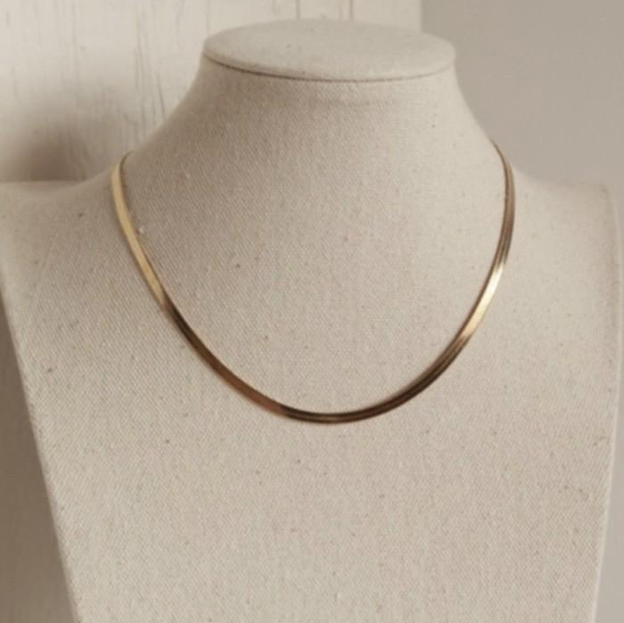 Omega necklace choker 4mm 18 cm Diamond Jewelry