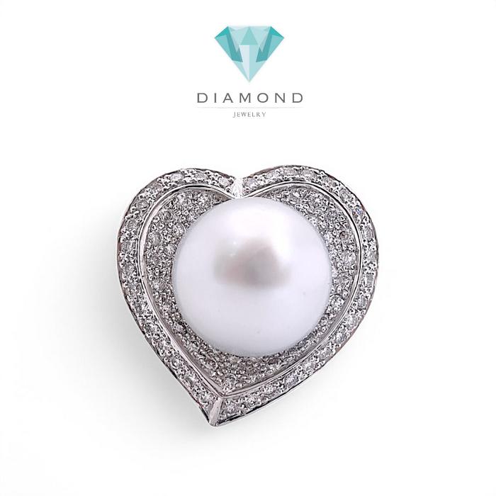 Love Pearl Diamond Ring 18K / Diamond Jewelry