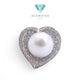 Love Pearl Diamond Ring 18K / Diamond Jewelry