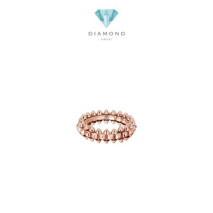 Clash Ring 18 K Rose/white gold Diamond Jewelry