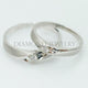 Cincin Kawin/Wedding Ring - Diamond Jewelry Two Tone 01020764/01020765