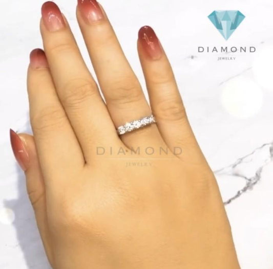 Diamond Ring - Cincin Berlian Tennis stacking-Diamond Jewelry