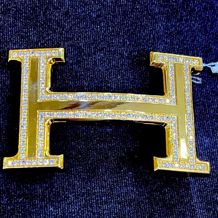 H Diamond Buckle with Diamond HM-Diamond Jewelry