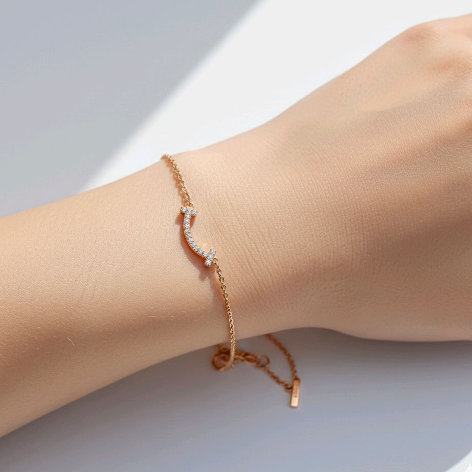 Smile Diamond Bracelet 18K / Gelang Berlian Seyum 18K / Diamond Jewelry 154GBD26000AB - HT