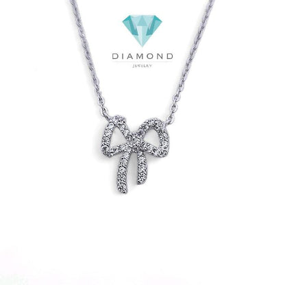 Tape Necklace / Diamond Jewelry 416KMS239LS