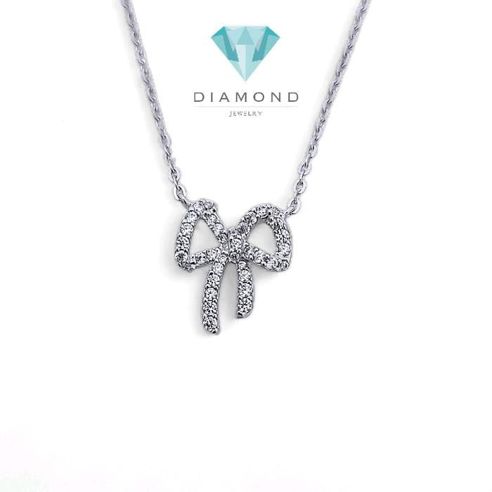 Tape Necklace / Diamond Jewelry 416KMS239LS