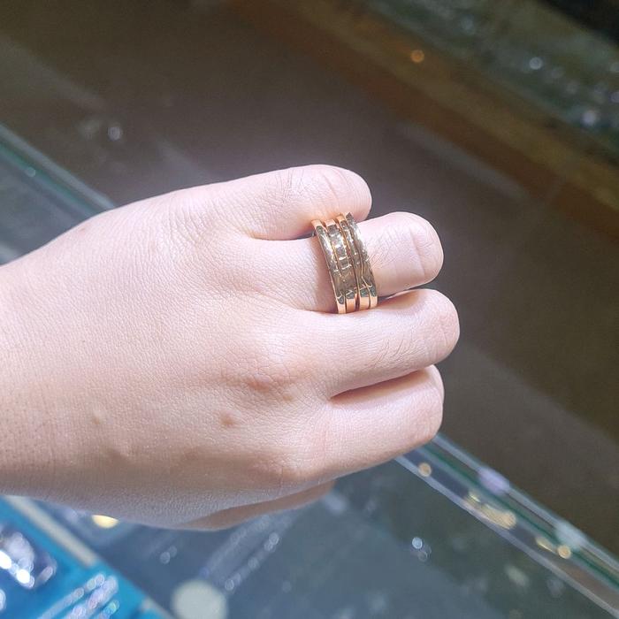 B Zero Gold Ring-Diamond Jewelry-11CBD1080RB