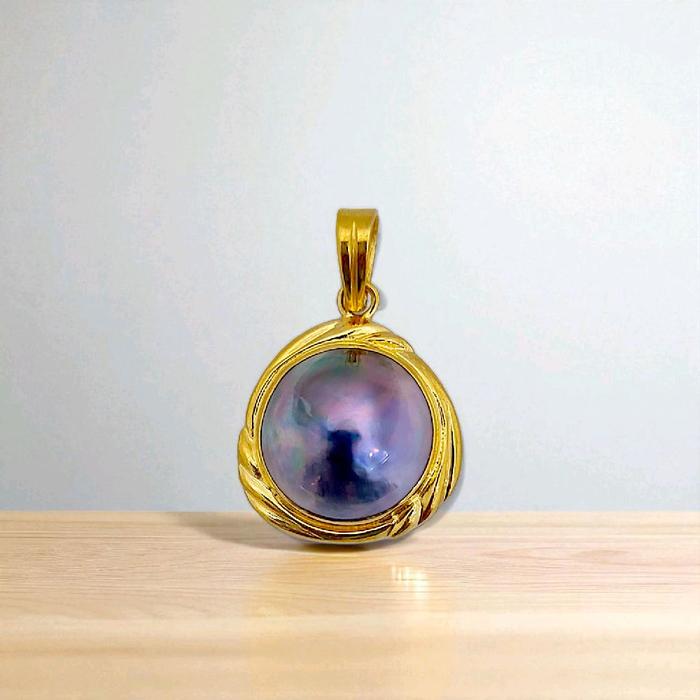 Liontin Black Pearl 18K / Diamond Jewelry 281LM407LS