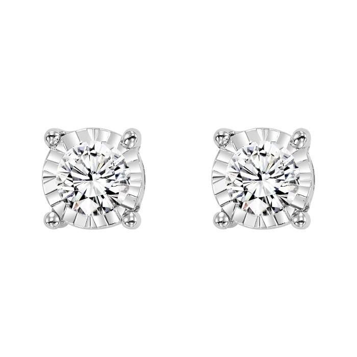 Diamond earring solitaire Anting berlian white gold 18K Diamond Jewelr