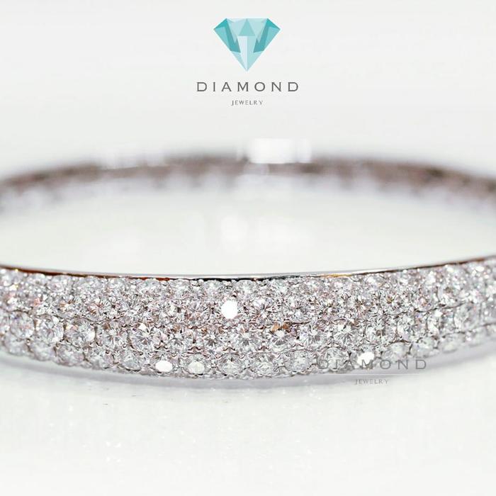 Diamond Bangle - Gelang Berlian - Diamond Jewelry - White 03030408