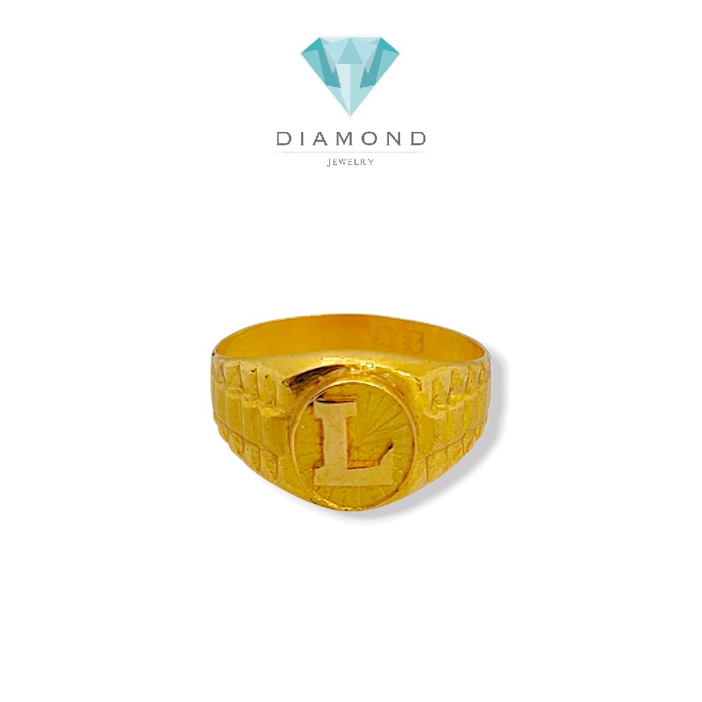 L Gold Ring 24K / Cincin Bayi Emas L 24K / 107CMSWP1