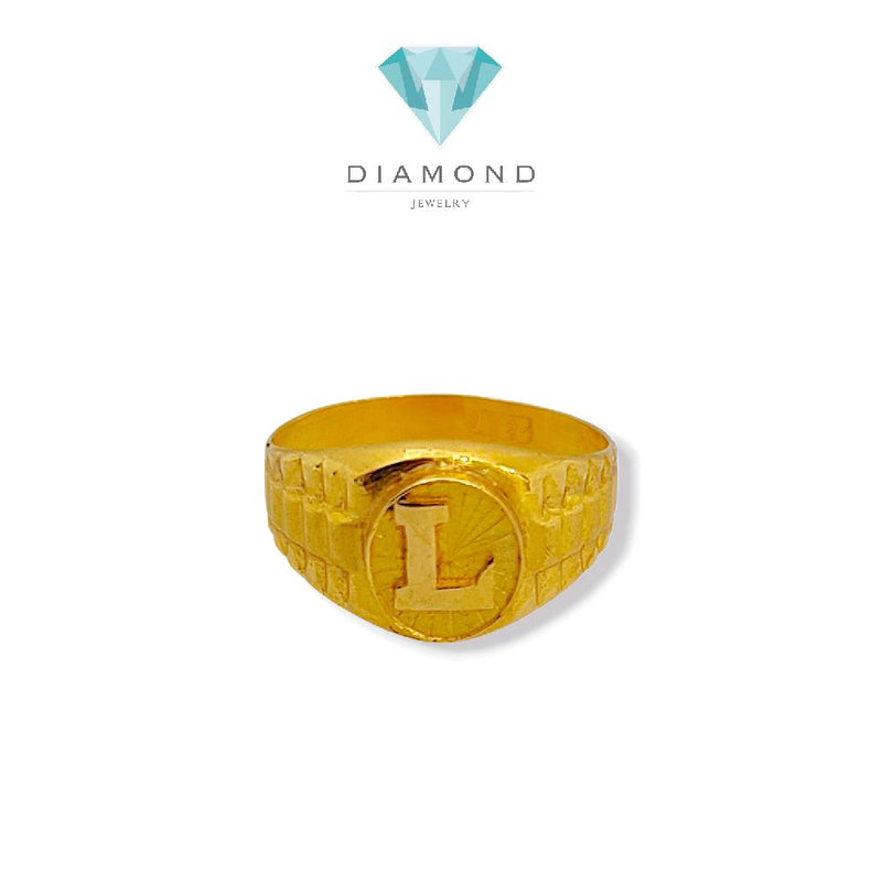 L Gold Ring 24K / Cincin Bayi Emas L 24K / 107CMSWP1