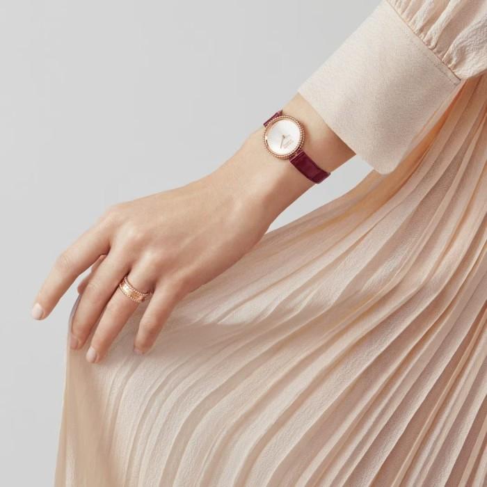 Double Perlee Signature 18K Gold-Diamond Jewelry-127BCSM1160RY-HT