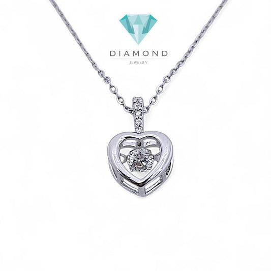 Liontin Love dancing diamond Diamond 18K / Diamond Jewelry