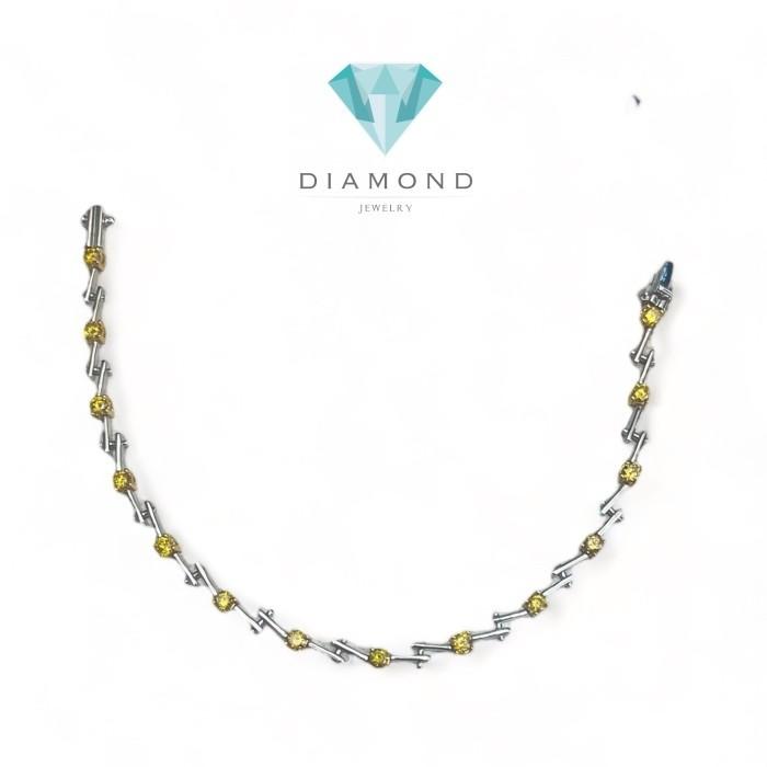 Yellow Sun Diamond Bracelet- Gelang Berlian - 3307044 -Diamond Jewelry