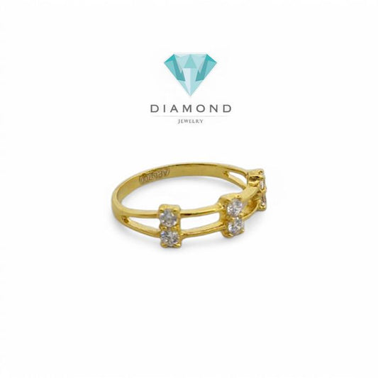 Cincin Mas 2 Baris 23K/ cincin mas 2 row/Diamond Jewelry
