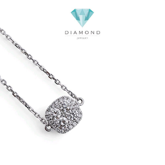 Cushion Diamond Bracelet 18K / Gelang Berlian Cushion 18K / Diamond Jewelry 159GB57200AB -HT