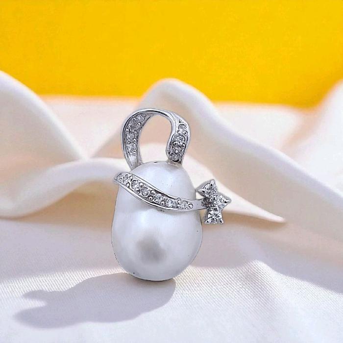 Liontin Pearl Diamond 18K / Diamond Jewelry 8LMGT750WP-(1250HT)