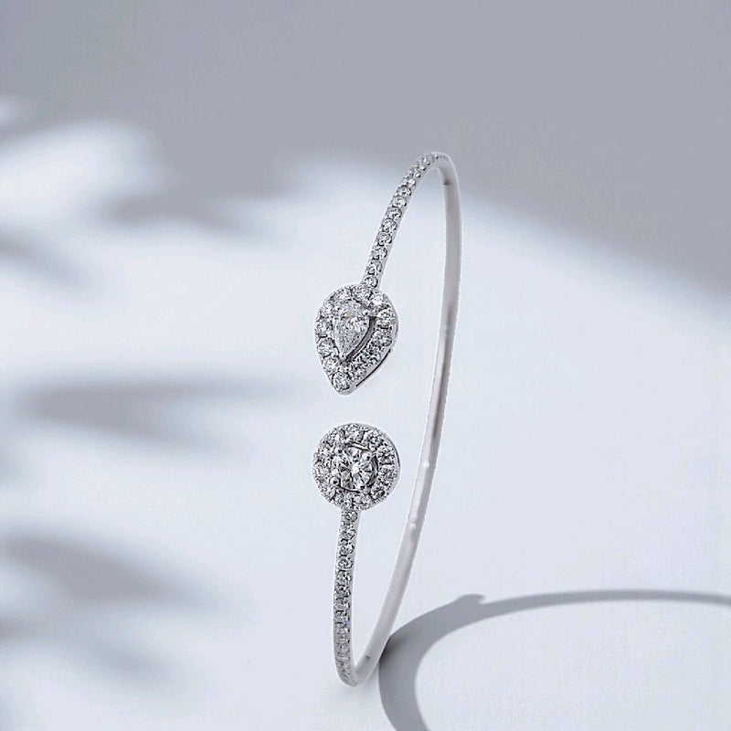 Toimoi Diamond Bangle 18K / Gelang Berlian Toimoi 18K / Diamond Jewelry 396GB13000VIONLS-HT
