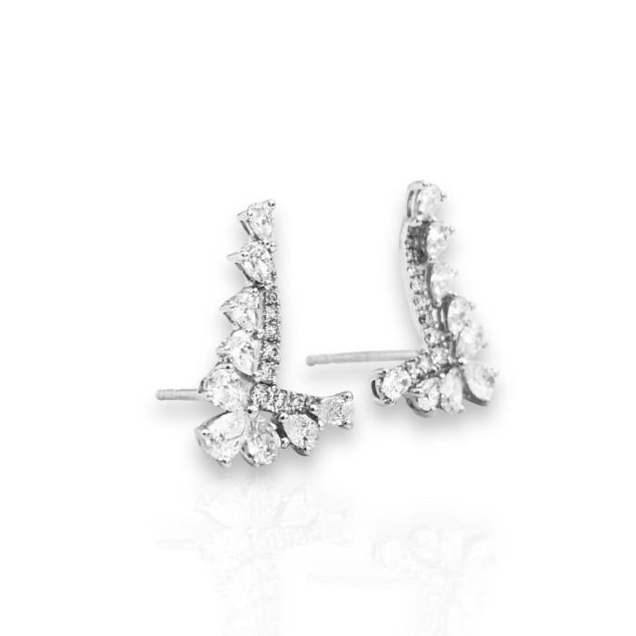 Laufey Louvre Diamond earring 18k-Diamond Jewelry- Anting Perhiasan Berlian L Laufey