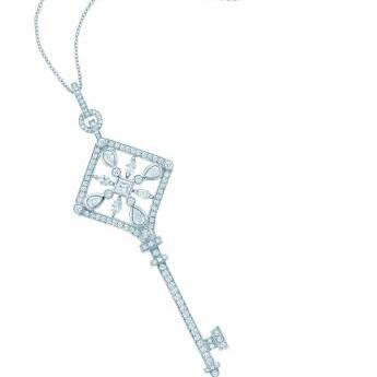 Kaledeiskop Tif Key pendant diamond 18K gold Diamond Jewelry