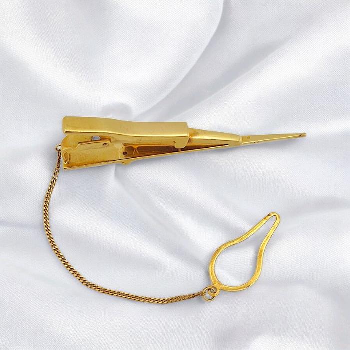 Tie Bar Gold 18K / Jepitan Dasi Emas 18K / Diamond Jewelry 48JDGT198WP-HT
