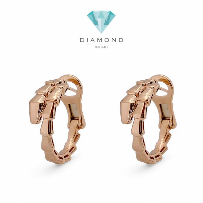 Earring Ulo Serpenti Earring 18K / Diamond Jewelry-368ABD957RY-HT