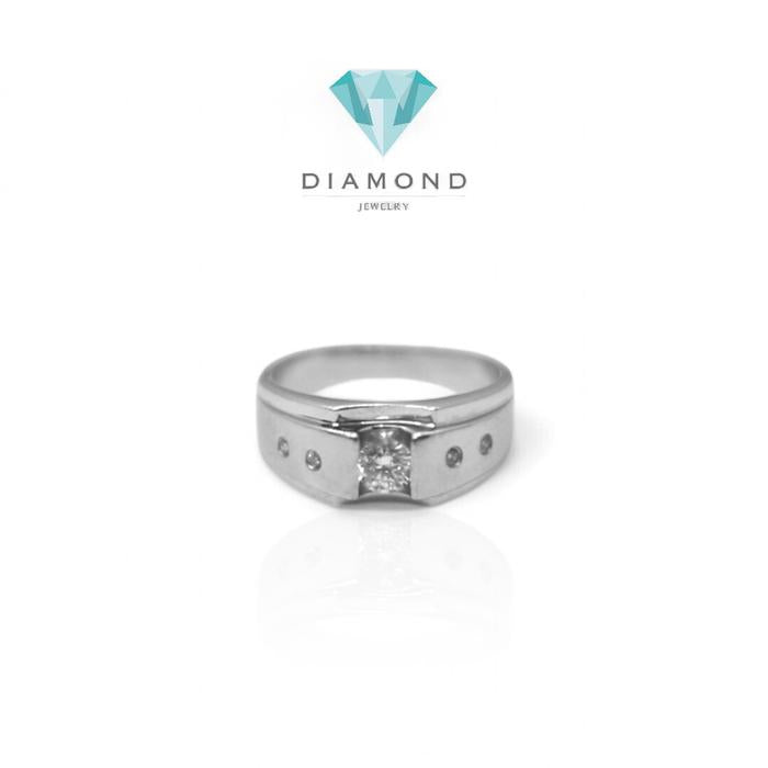 Diamond solitaire mens ring/ cincin Laki Berlian diamond solitaire