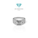 Diamond solitaire mens ring/ cincin Laki Berlian diamond solitaire
