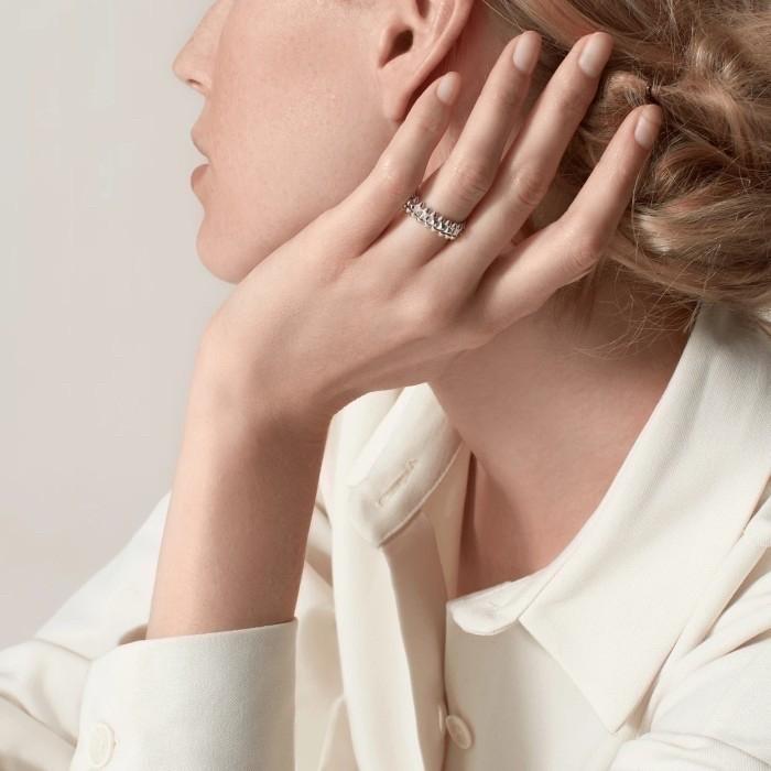 Clash Ring 18 K Rose/white gold Diamond Jewelry