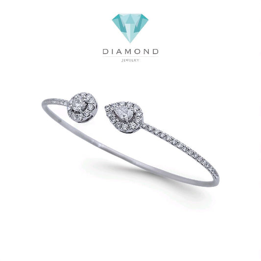 Toimoi Diamond Bangle 18K / Gelang Berlian Toimoi 18K / Diamond Jewelry 396GB13000VIONLS-HT