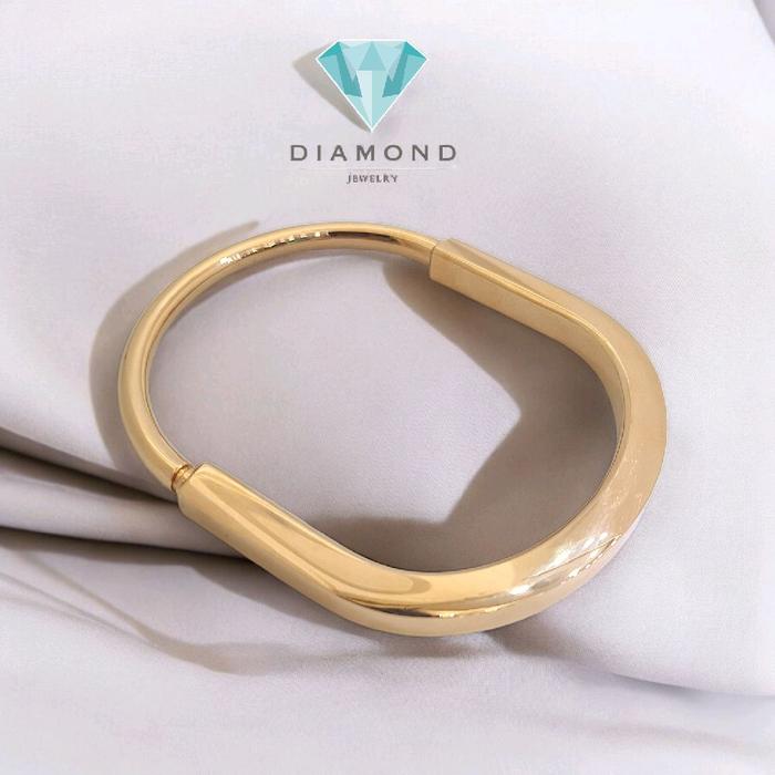 Lock Bangle Rose Gold-Diamond Jewelry-11GBD2542RB
