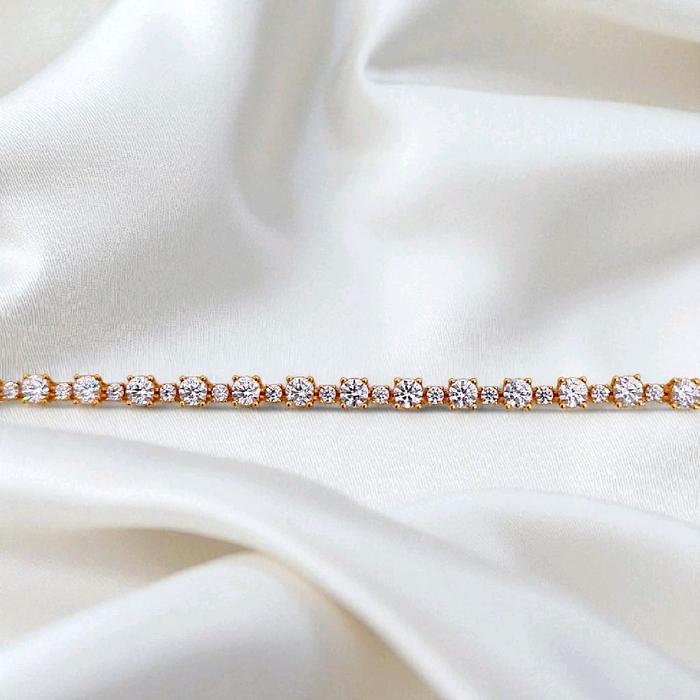 Drawstring Gold Bracelet 700K / Gelang Emas Serut 700K / Diamond Jewelry 445GMS348LS-HT