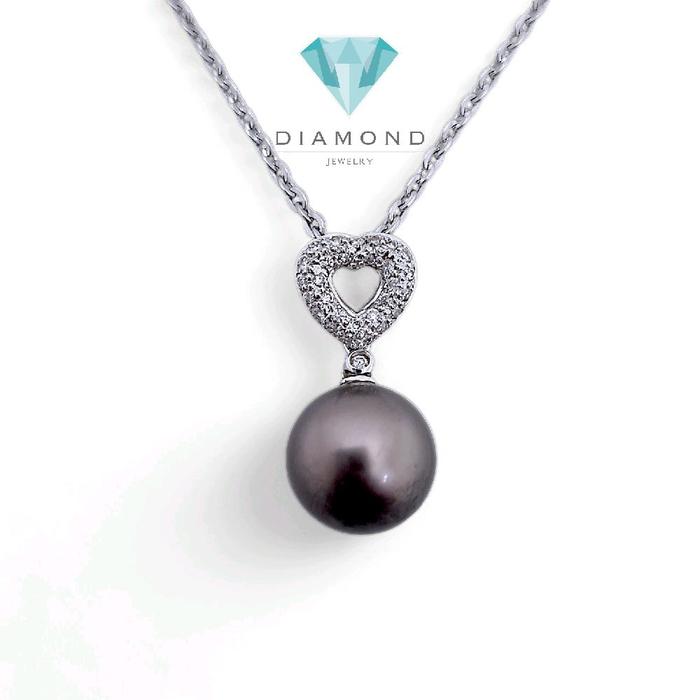 Liontin Love Black Pearl Diamond 18K / Diamond Jewelry 354LM475LSWP-HT
