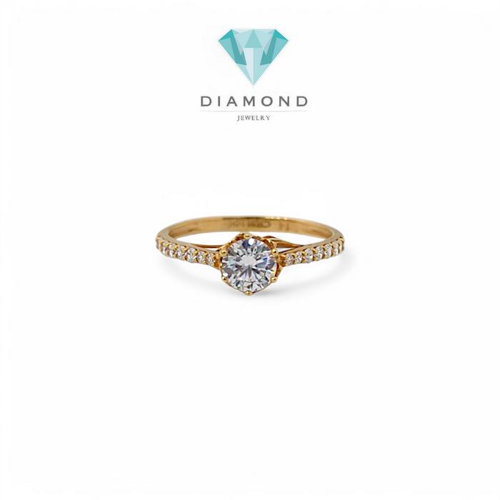 Cincin Mas 750K-Diamond Jewelry