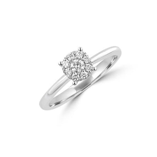 Cincin berlian diamond Soul ring 18 K white gold Diamond Jewelry