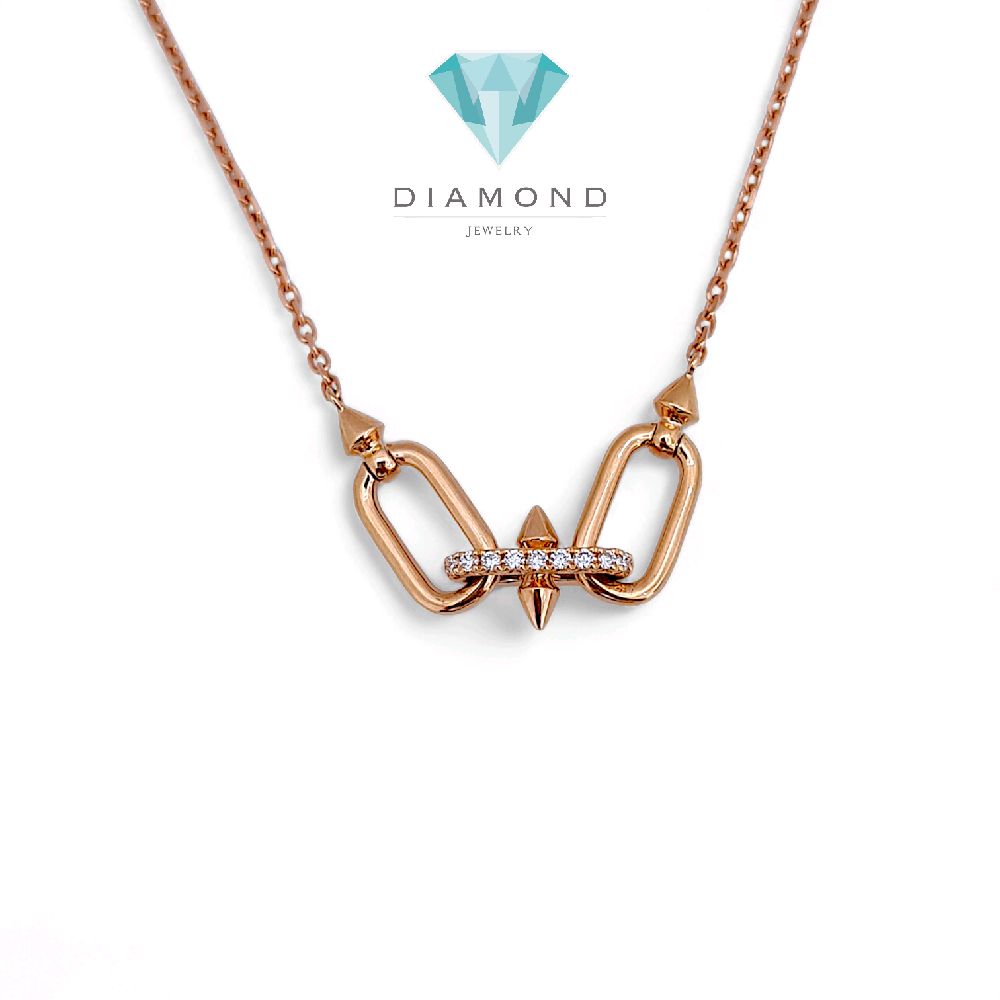 Titan Diamond Necklace 18K / Kalung Berlian Titan 18K / Diamond Jewelry 423KBD10000RY - HT