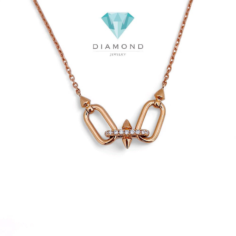 Titan Diamond Necklace 18K / Kalung Berlian Titan 18K / Diamond Jewelry 423KBD10000RY - HT
