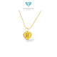 Gold heart pendant letter H 23K / Liontin Hati Emas Huruf H 23K / Diamond Jewelry / 238LMSWP1
