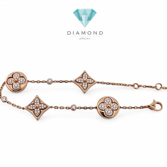 Colour Blosoom Diamond Bracelet 18K / Diamond Jewelry