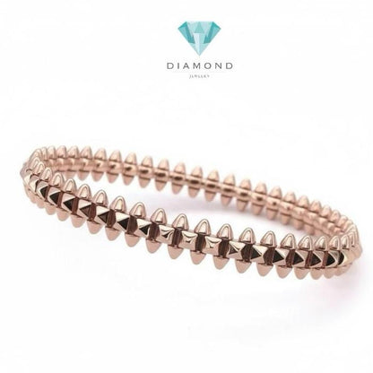 Gold Bangle Clash 18k/ Gelang Emas Clash Rose Gold 18k /Gelang Emas Modern Rose Gold - 512GBD18600LS