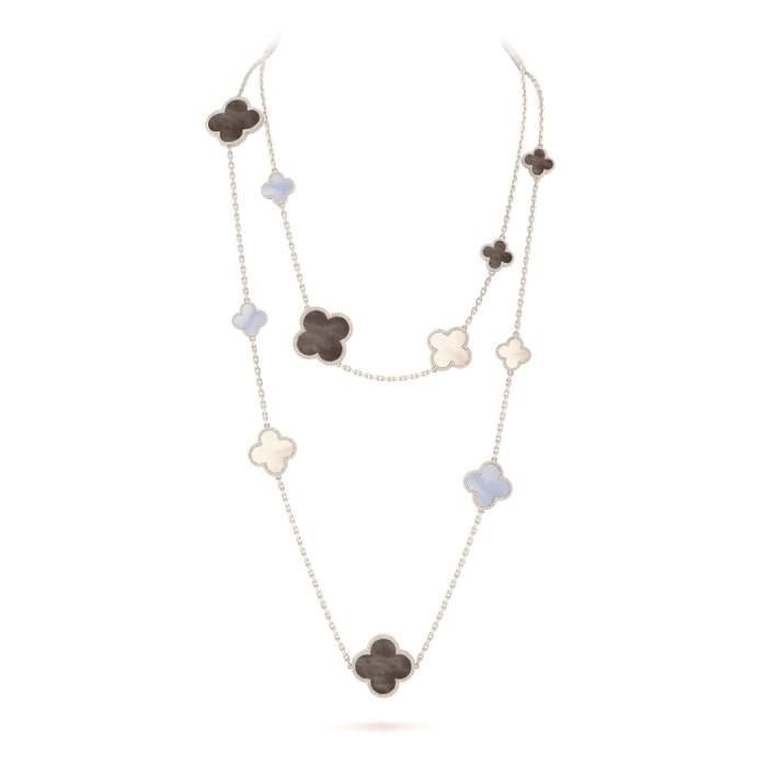 Magic Clover 16 Motif 18K Gold-Diamond Jewelry-53KBD295000AB-HT