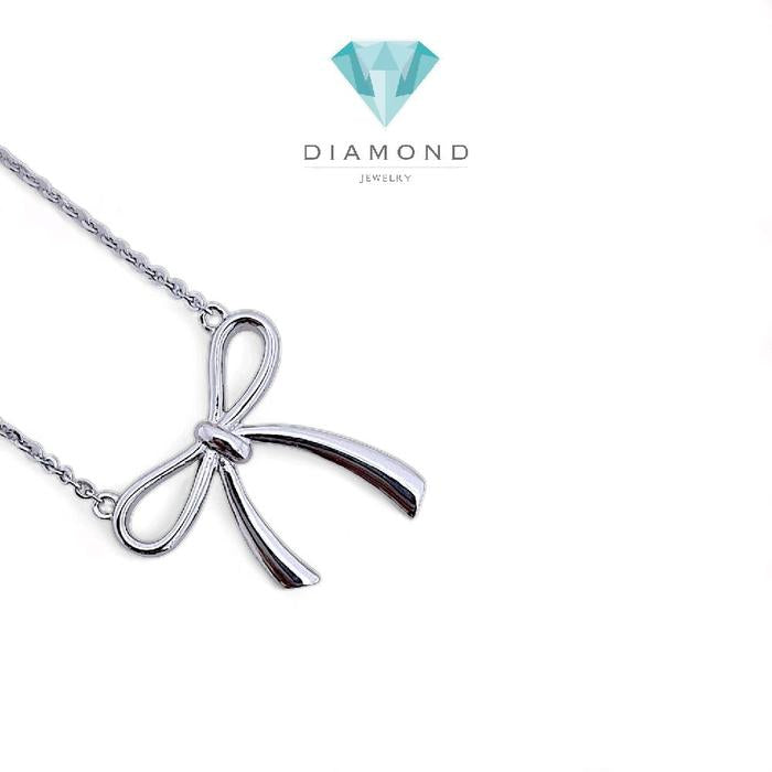 Tape Necklace / Diamond Jewelry 417KMS185LS