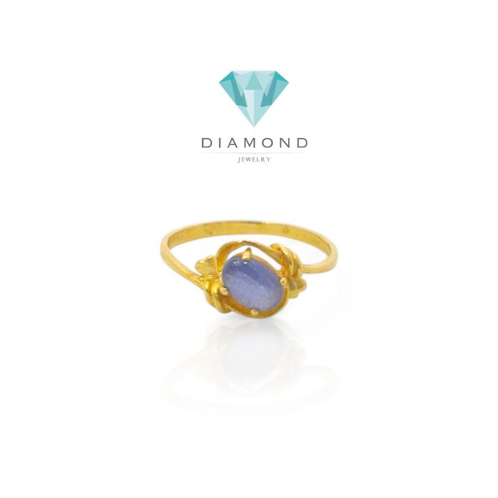 Cincin Emas Batu 23K-Diamond Jewelry-139CMSWP2-HT