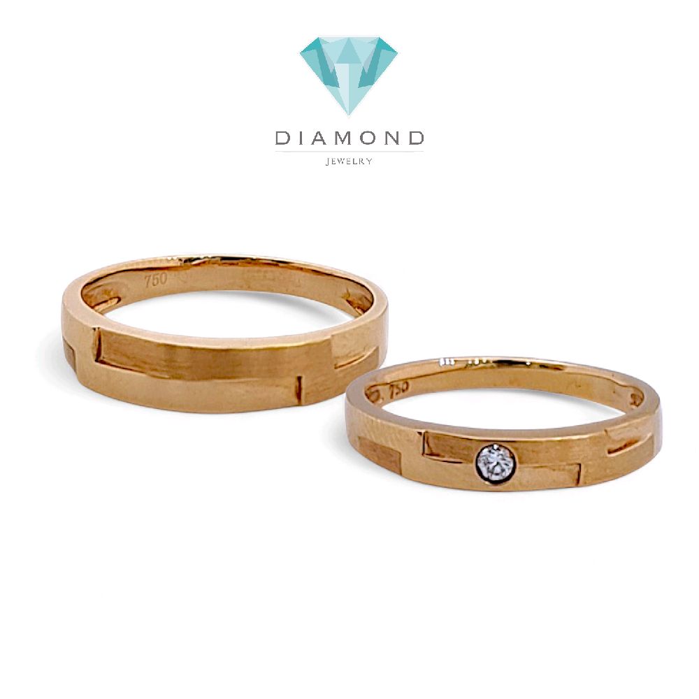 Wedding Diamond Ring 18K / Cincin Kawin Berlian 18K /Diamond Jewelry 49CBGT3800WPLS - 50CBGT3686WPLS