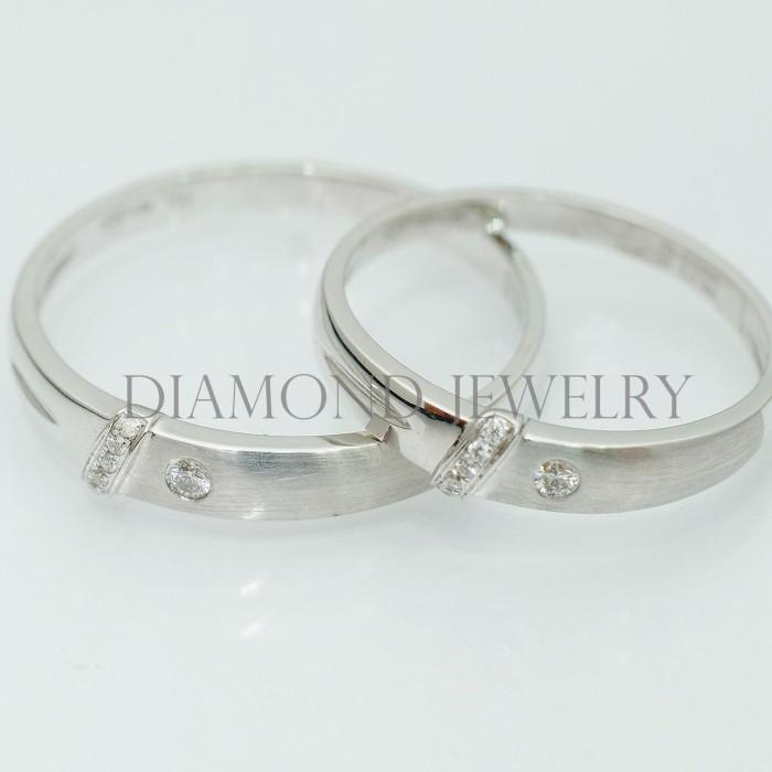 Cincin Kawin/Wedding Ring - Diamond Jewelry Two Tone 01020768/01020769