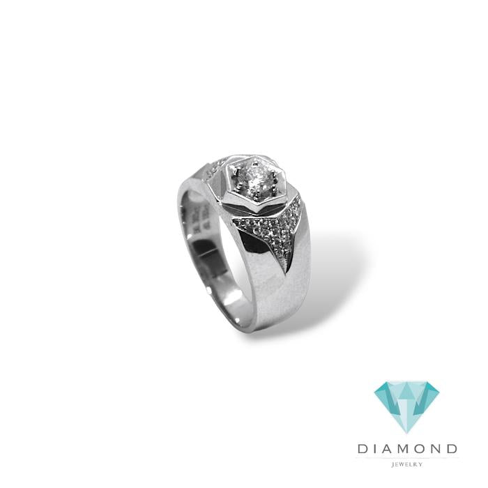 Sigma Men's Diamond Ring 18K